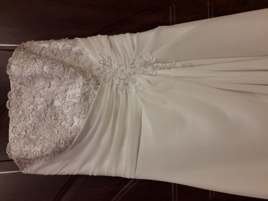 Piękna Suknia Ślubna rozm 34/36 OKAZJA!