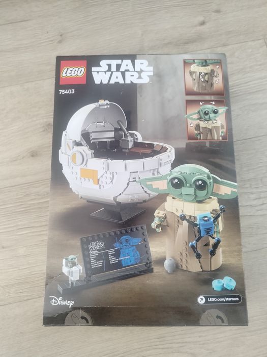Nowe LEGO Star Wars, Grogu w wózku, 75403