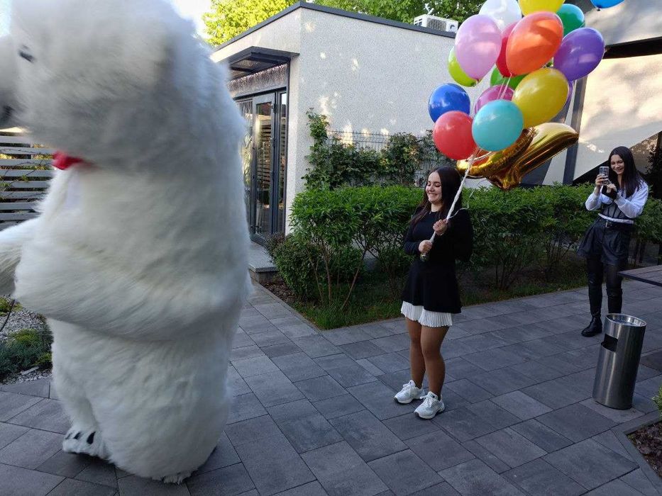 Гелієві цифри золоті та срібні, повітряні кульки гельові