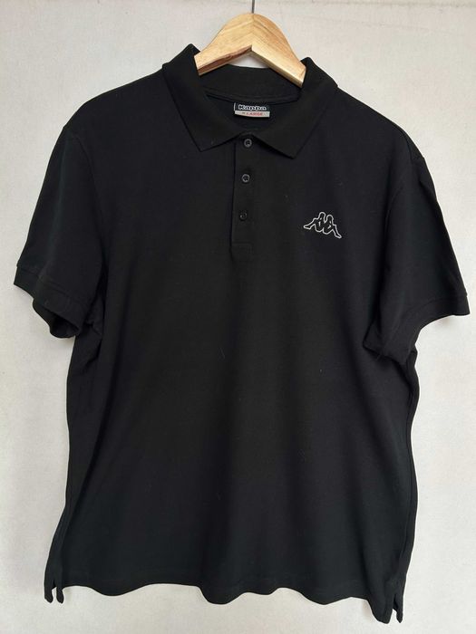 Kappa _ Czarna basic koszulka polo XL