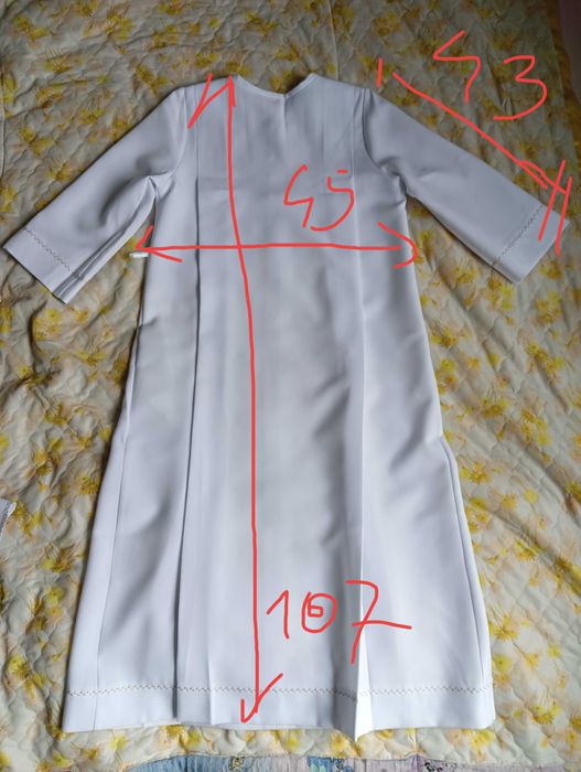 Alba tunika komunijna dla dziewczynki