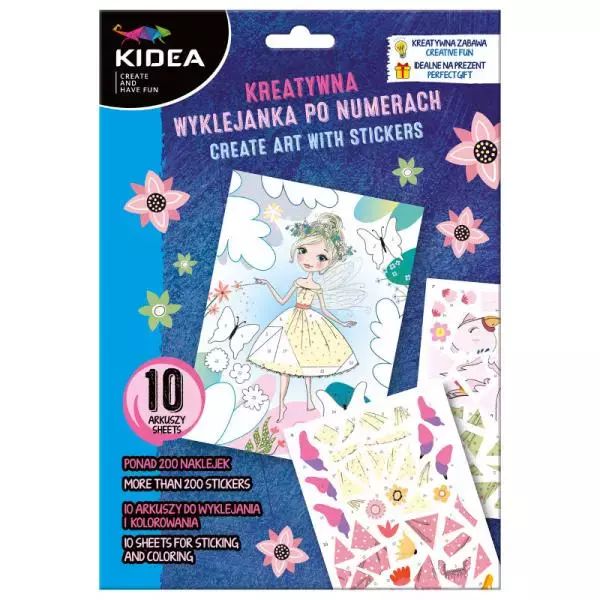 Kreatywna wyklejanka po numerach. Magiczny świat. Derform. Nowy Produkt