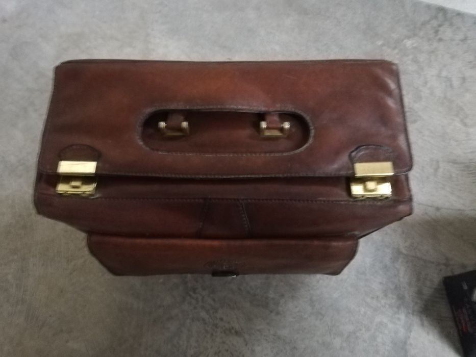 Mala de documentos em pele original Ceancarel