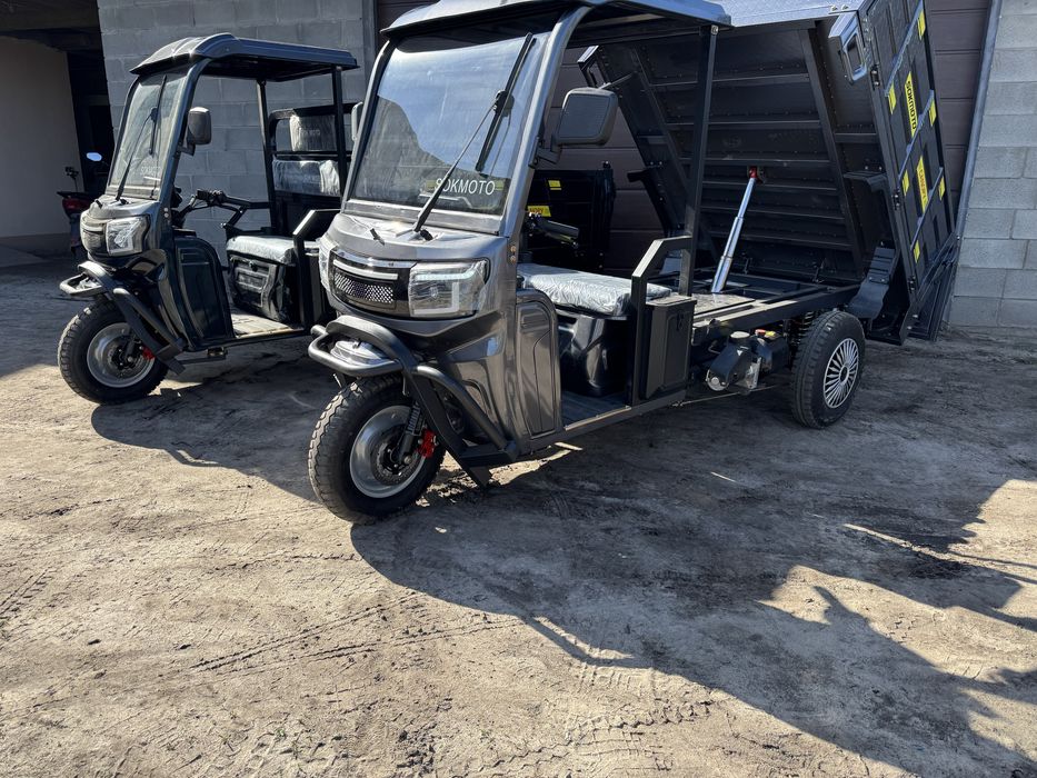 Трицикол ГІБРИДНИЙ до 500км запас ходу  SokMoto  CARGO Доставка