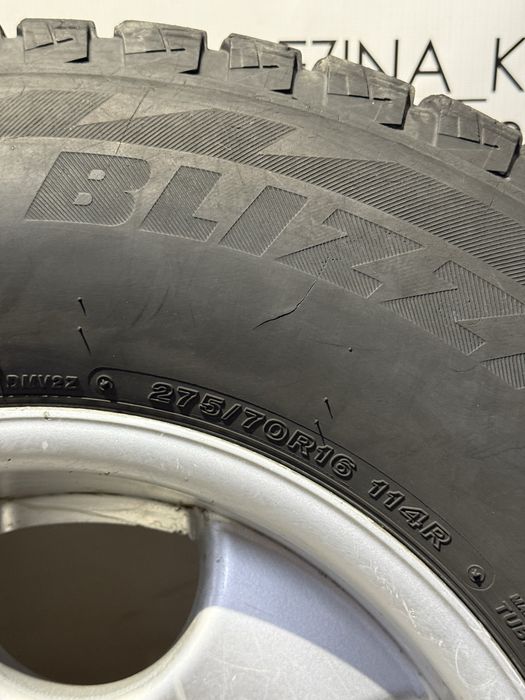 Колеса в зборі 275/70 R16 Bridgestone (зима),диски 6х139.7 R16 Toyota