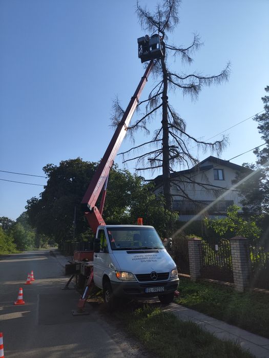 Usługi , wynajem podnośnik koszowy , zwyżka 22m