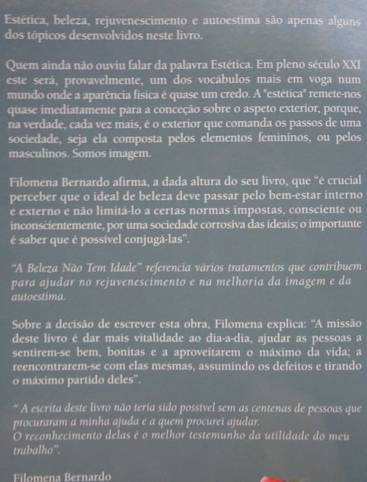 A Beleza Não Tem Idade de Filomena Bernardo
