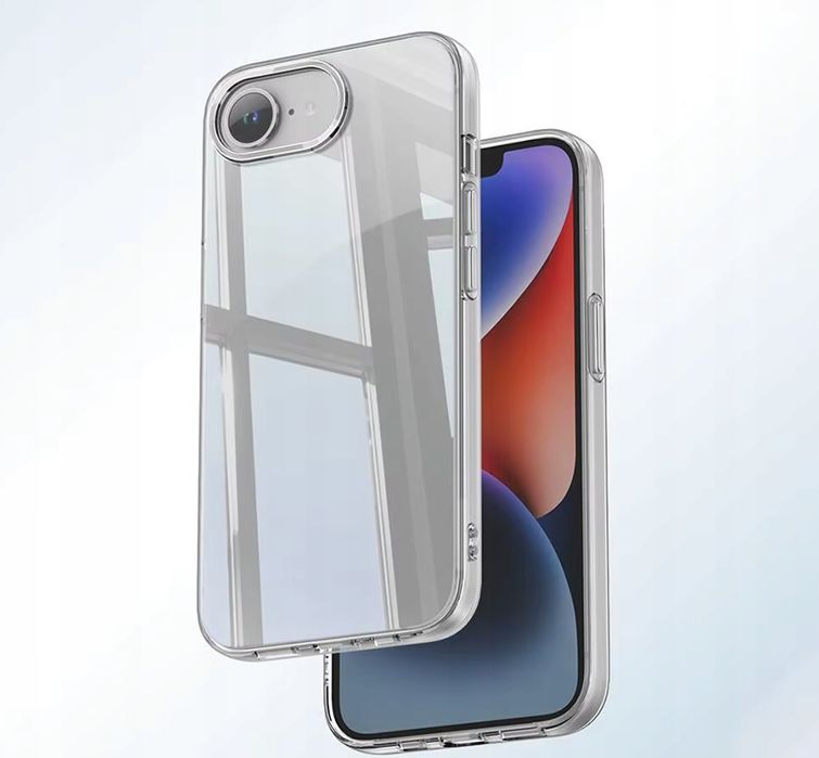 Etui Case Obudowa Do Iphone 16E Z Ochroną Na Aparat Mocne Silikonowe