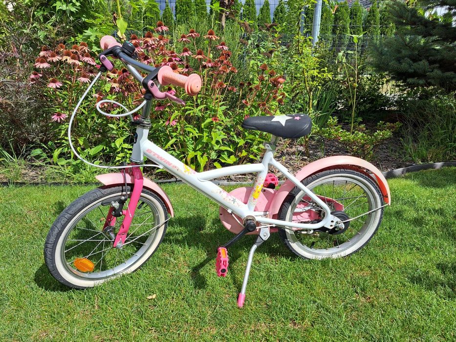 Rower dziecięcy B'twin koła 16, dla dzieczynki (Decathlon)