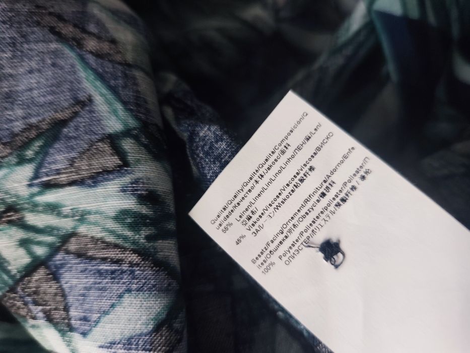 Koszula męska Hugo Boss ,hawajska XXL, len