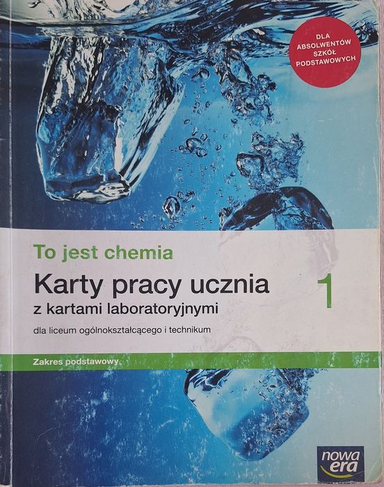 To jest chemia Karty pracy ucznia