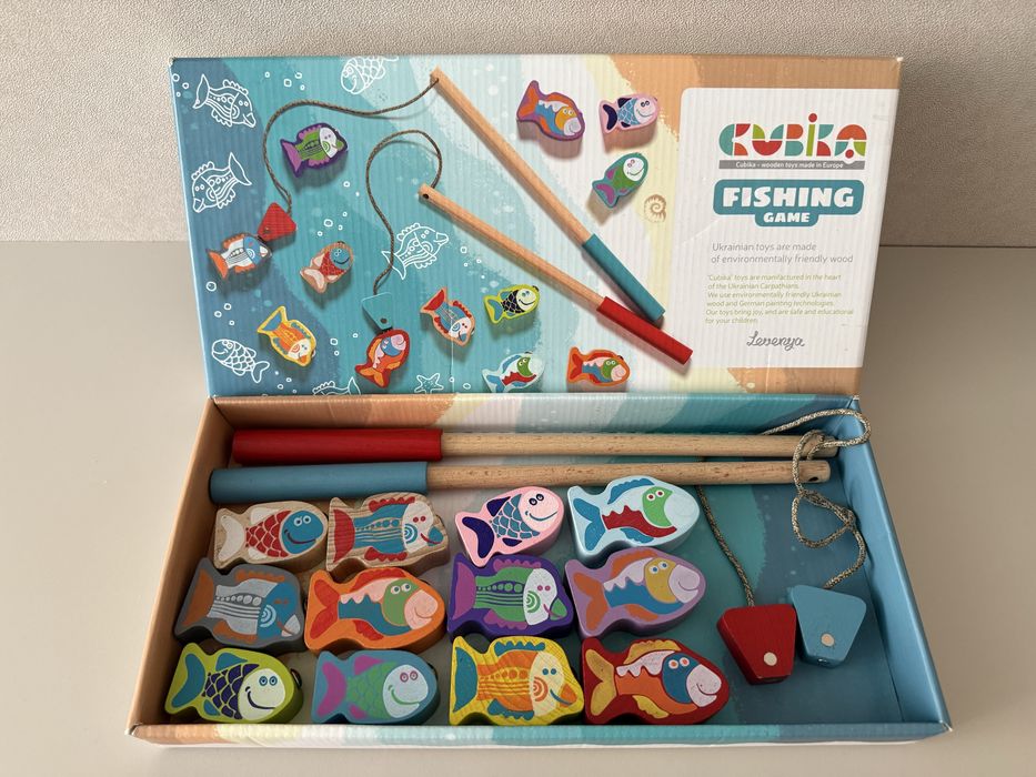 Дерев’яна іграшка Cubika Риболовля