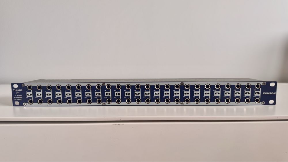 Samson S-Patch Plus – Profesjonalny Patchbay 48 TRS 1U
