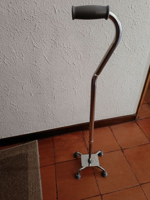 Andarilho com 2 rodas. Novo com caixa e andarilho com apoio