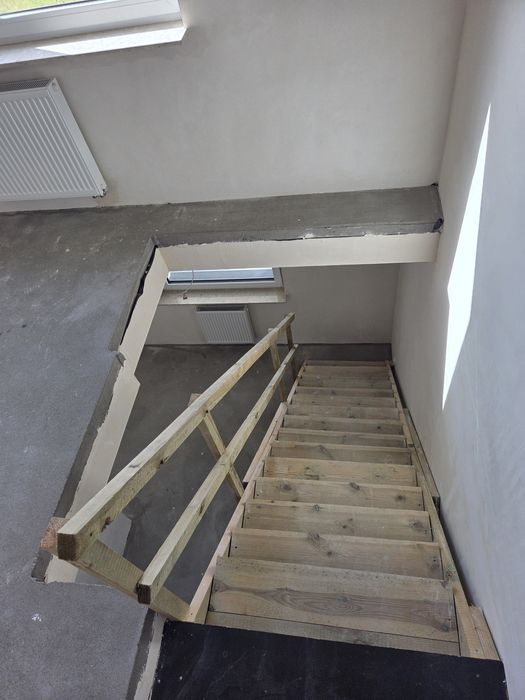 Schody budowlane, techniczne, tymczasowe