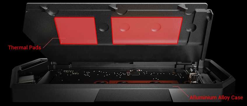 Новый карман Asus ROG Strix Arion Lite M.2 SSD NVME USB 3.2 Type-C