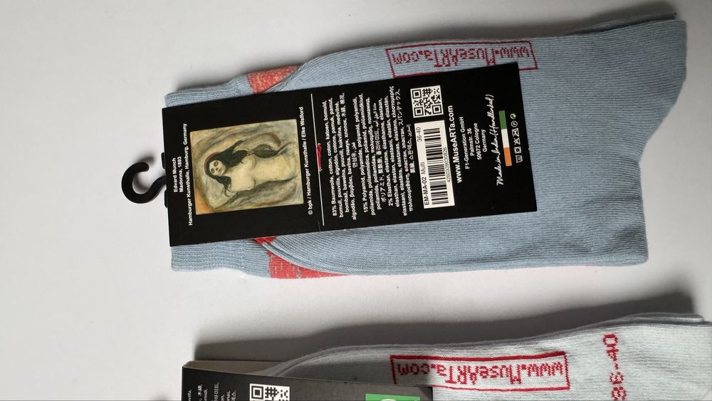 Nowe 3 pary skarpet Musearta 36/43 zestaw na prezent