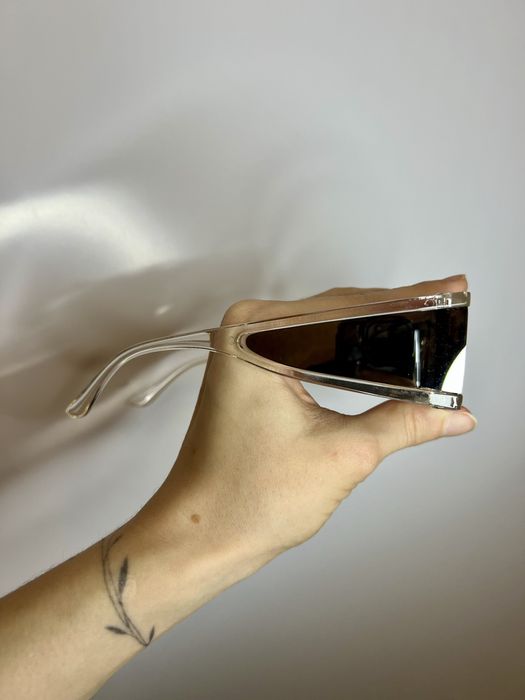 Зеркальные прозрачные очки