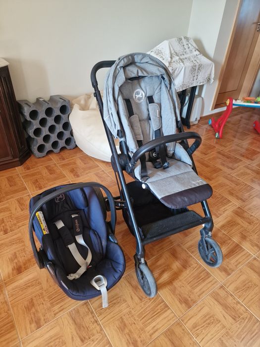 Carrinho Cybex Balios S + Ovinho cloud Q