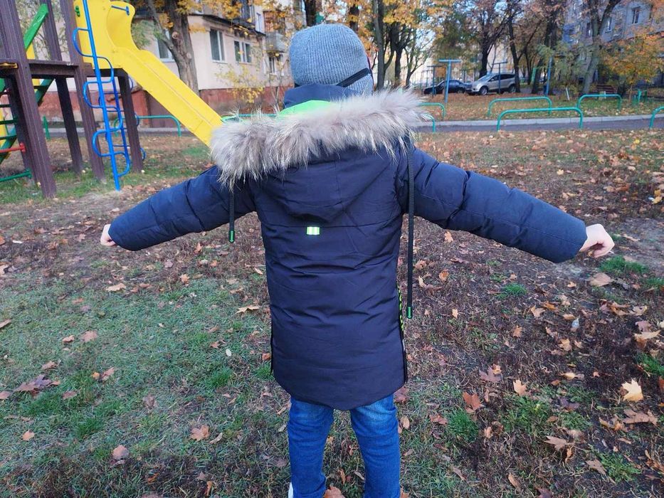 Детский пуховик на мальчика