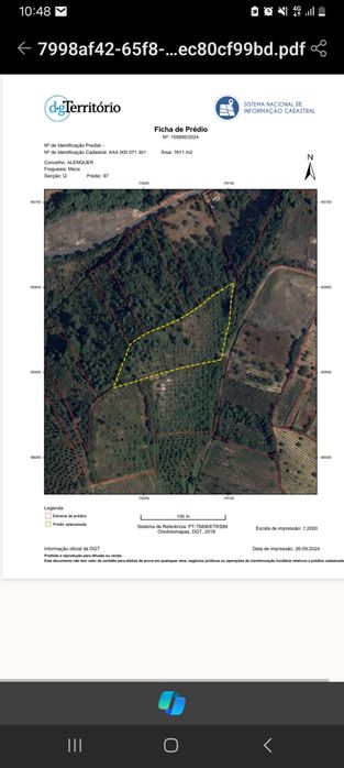 2 Terrenos rústicos com agua luz e esgotos a 100 M