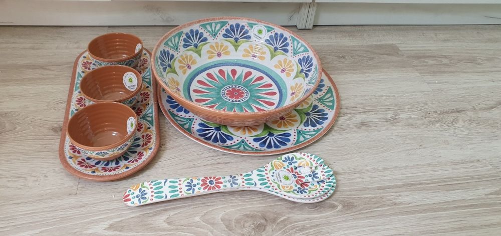 Zestaw ogrodowy z melaminy - piękny NOWY