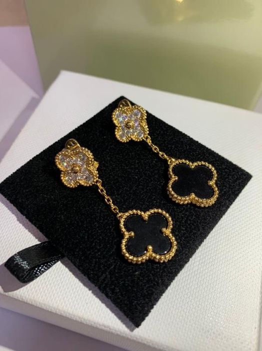 Комплект сережки,браслет Ван Кліф