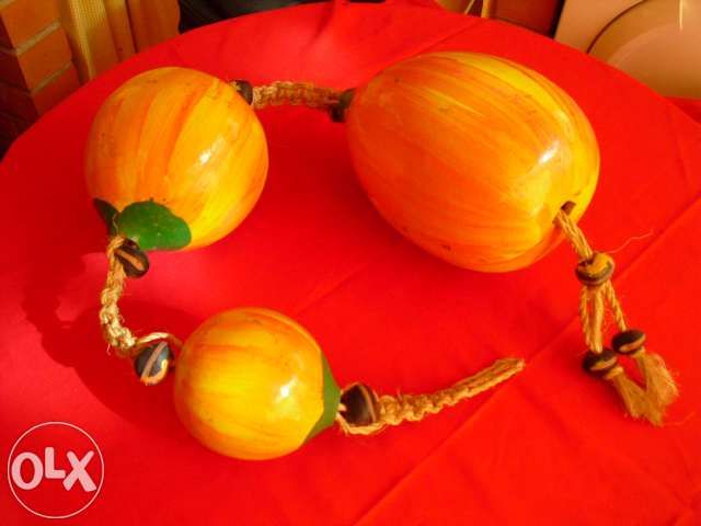 Cabaças para pindurar ,com corda feito a mão, decoração