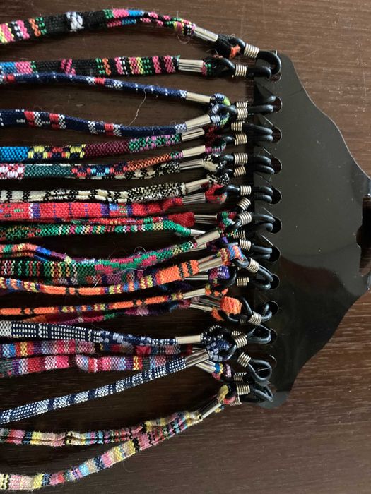 Fitas coloridas para óculos