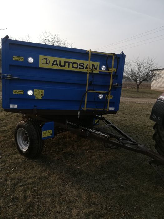 Przyczepa wywrotka autosan jak nowa
