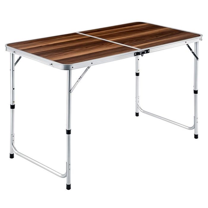 Stolik Turystyczny Kempingowy Stół Składany 4 Krzesła Walizka Zestaw