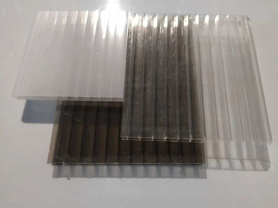 Поликарбонат сотовый, монолитный для авто/навеса, на теплицу/тепличный