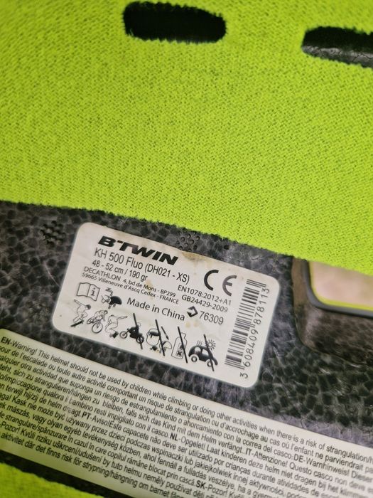 Kask xs b twin, zielony 48-52 cm