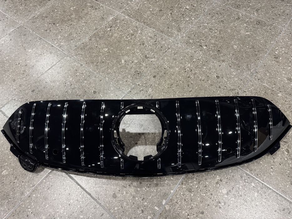 Решетка радиатора GT Mercedes Benz EQS W297 хром черная