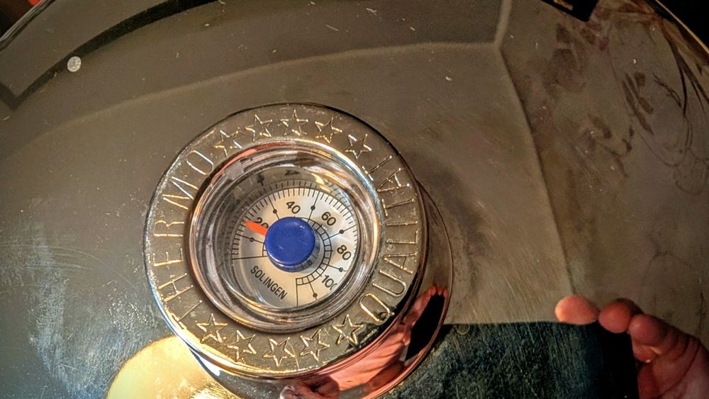 Garnek rondel na parze