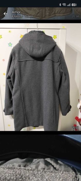 Casaco cinza como novo marca Tiffosi