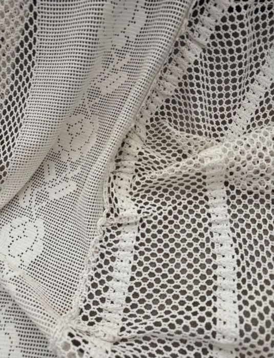 Cobertura de cama de casal em crochet