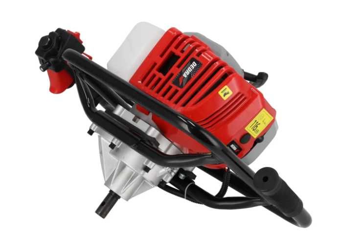 SPALINOWY ŚWIDER DO GLEBY DEDRA DED8809 52cm3  3 wiertła 100, 150, 200