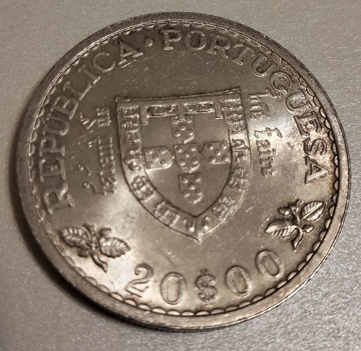 Moeda de 20 escudos de prata