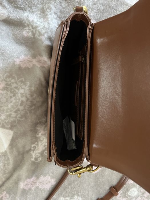 Сумка zara коричнева