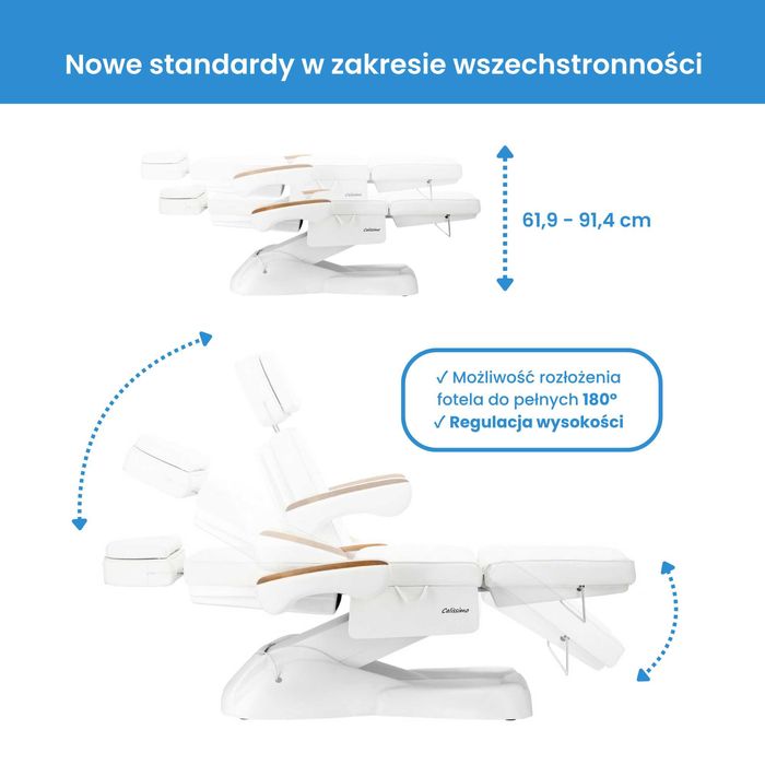 Кушетка косметологічна електрична Marcel, 3 мотори