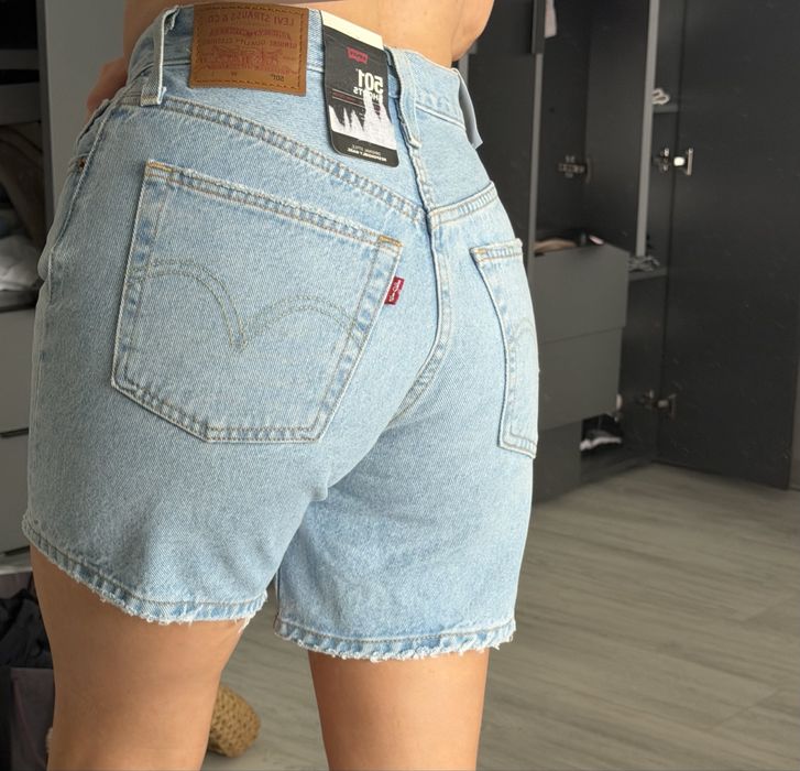 Levis 501 shorts оригінал нові шорти 24 розмір (aisenberg ttswtrs)