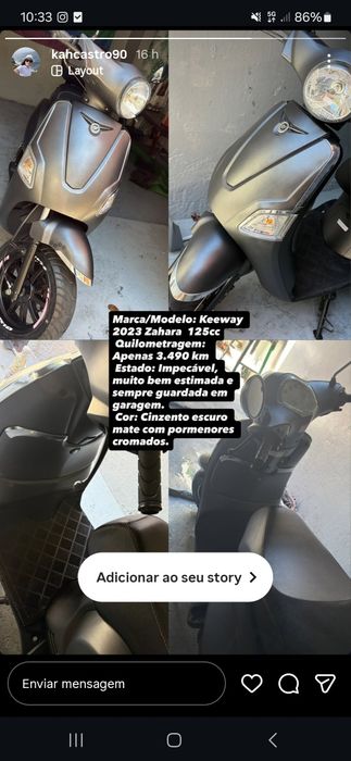 Moto scooter 125cc ano 2023