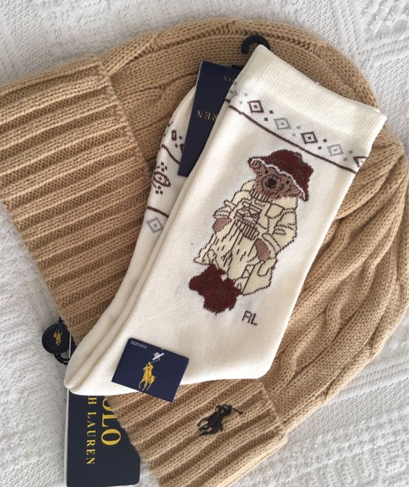 Skarpetki Z misiem PolonRalph Lauren bear