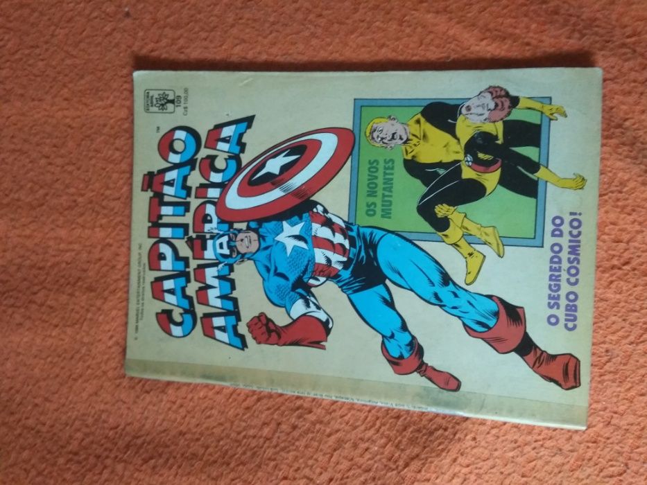 Livros BD capitão América/Marvel