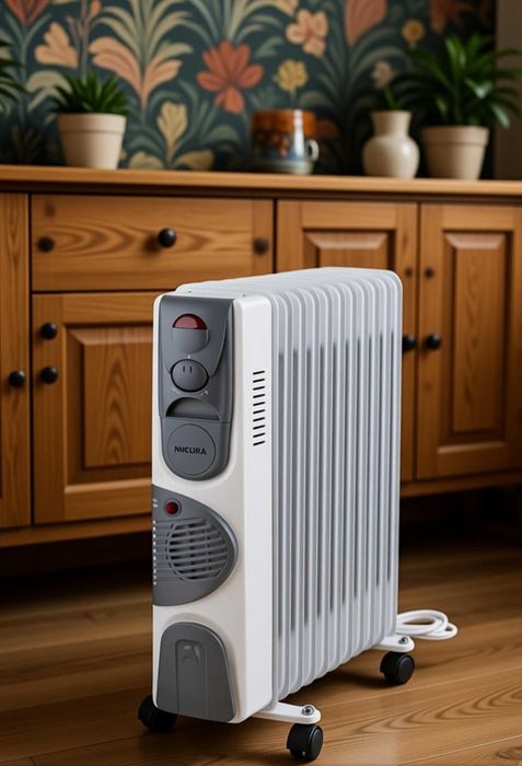 Великий масляний обігрівач 11 секцій 2900 ват для великої кімнати