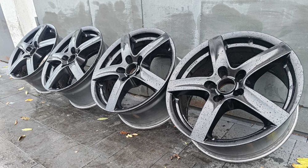 Czarne alufelgi Alutec 18 cali 5x120 BMW Opel Insignia VW T5 T6, 900KG
