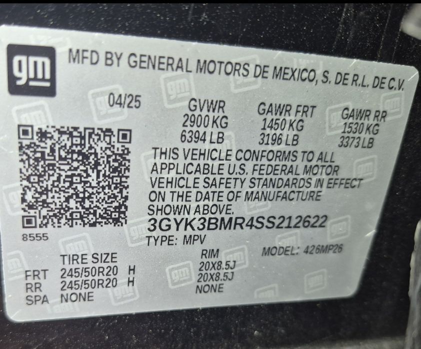 Високовольтна батарея Cadillac OPTIQ 2025 | GM Ult    ium | ~85 kWh