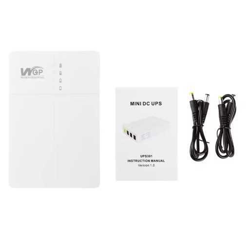 Джерело безперебійного живлення міні UPS WGP Optima UPS301 DC 9V 12V  7800mAh  для роутера та ону