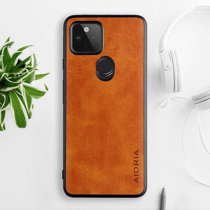Кожаный чехол для Pixel 4 A 5G XL AIORIA LEATHER Чохол